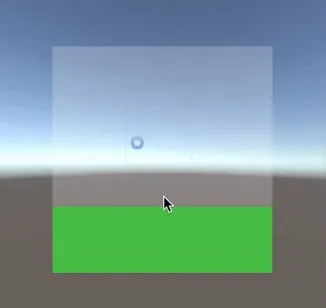 Minに(0.0, 0.0)、Maxに(1.0, 0.0)を指定